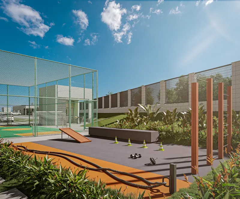Espaço funcional — Parque Vila de Setiba