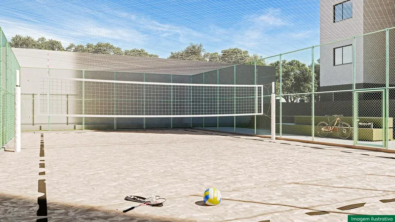 Quadra de areia esportiva — Giardino Florença